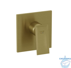 Встраиваемый смеситель для душа Kludi Decus 54755N075 (брашированное золото)