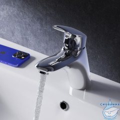 Смеситель для раковины AM.PM Bliss L F5302132 (без донного клапана) (хром)