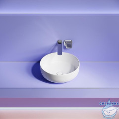  Раковина на столешницу 38 см Ceramicanova Taycan CN12003MW (белый матовый)