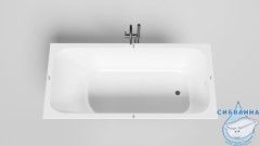 Ванна из искусственного камня Salini Orlando 160x70 (материал S-Stone , белый матовый)