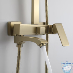 Душевая система Frap F2476-3 320 1 режим (сатин золотой)