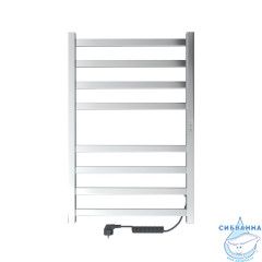 Полотенцесушитель электрический Indigo Oktava Slim (с таймером) 50х80 хром (с возможностью скрытого подключения, подключение R/L)
