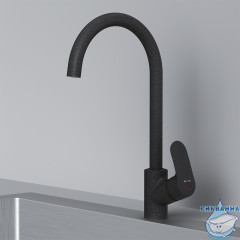 Смеситель для кухни AM.PM Like F8007122 (черный матовый)