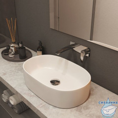 Белый глянцевый умывальник накладной, Ray, IDDIS, RAYWS13i27