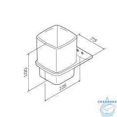 Стакан Am.Pm Inspire 2.0 A50A34300