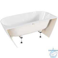 Ванна из искусственного камня Bas Палермо 168x80