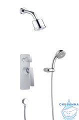 Душевая система Timo Helmi SX-4059/00-16SM 90 1 режим (хром/белый)
