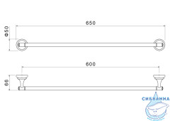 Полотенцедержатель Aquatek Классик AQ4514PG