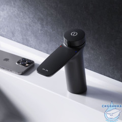 Смеситель для раковины AM.PM Inspire V2.0 TouchReel F50A02522 (черный матовый)