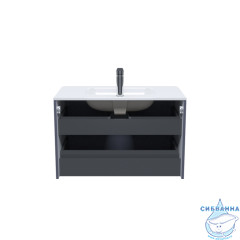 Тумба с умывальником Iddis Edifice 80 см темно-серый EDI80D0i95