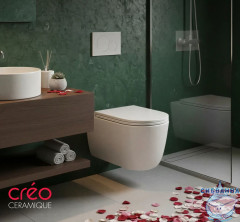 Унитаз подвесной безободковый с сиденьем Soft Close (микролифт) )