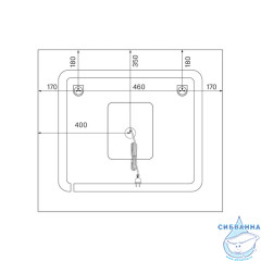 Зеркало с подсветкой и термообогревом, 80 см, Zodiac, IDDIS, ZOD80T0i98
