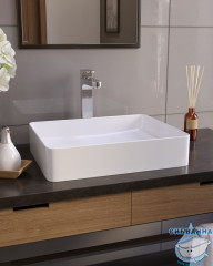 Раковина на столешницу 51 см Koller Pool Kvadro KR-0510-WB