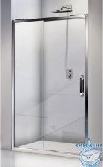 Дверь в нишу Bas Antares WTW-100-C-CH профиль хром, стекло прозрачное