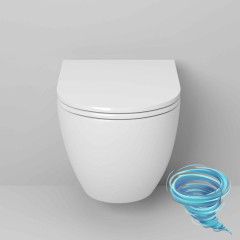 Унитаз подвесной безободковый Grossman GR-4455SQ с сиденьем Soft Close (микролифт)