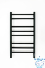 Полотенцесушитель электрический Grois Nex GR-112 40х80 П8 black mat U (черный матовый)