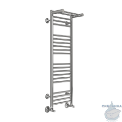 Полотенцесушитель водяной Terminus Аврора П20 30х100 с полкой (нижнее подключение)