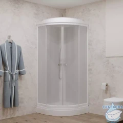 Душевая кабина Тритон Ультра 80x80 профиль белый, стекло прозрачное Щ0000061821