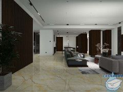 Плитка керамогранитная AZARIO ONYX GOLD 60x120 Carving (H18004005G)