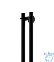 Полотенцесушитель электрический Indigo Style (с таймером) 10х120 черный муар (с возможностью скрытого подключения, подключение R/L)