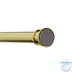 Карниз для ванной комнаты, 110-200 см, золотой матовый, Elegante, IDDIS, RSG0120i14