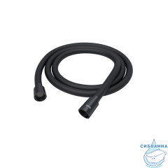 Шланг для душа, черный матовый, силиконовый, 1,5м, Optima Home, IDDIS, OPH15BLi19
