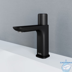 Смеситель для раковины Iddis Slide SLIBLBTi01 (без донного клапана) (черный матовый)