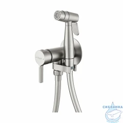 Встраиваемый смеситель с гигиеническим душем Raglo R20.54.05 (сатин)