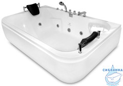 Акриовая ванна Gemy G9085 B L 180х116 с гидромассажем