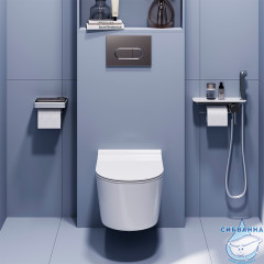 Унитаз подвесной Damixa Eclipse с сиденьем Soft Close (микролифт) DX31C1738SC