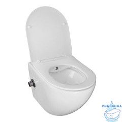 Унитаз подвесной безободковый Azario Allegro AZ-3105B (с сиденьем Soft Close (микролифт) )