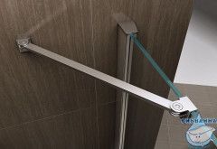 Душевое ограждение ABBER Zart  AG08070P-S71 70x70 профиль хром, стекло  прозрачное (без поддона)