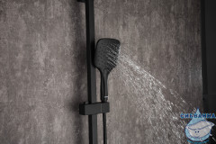 Душевая система Gappo G2417-6 250 1 режим (черный матовый)