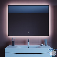 Зеркало Iddis Cloud 100 см, черный CLX1000i98