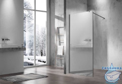 Walk-in Vincea Walk In HS 90 профиль вороненая сталь, стекло зеркальное VSW-1H900MRGM