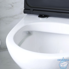 Унитаз подвесной AM.PM Gem C901700SCmb с сиденьем Soft Close (микролифт)