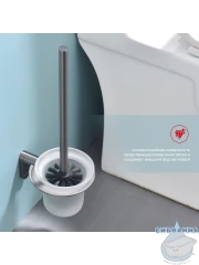 Ершик для унитаза Raglo R300.10.09 (графит)