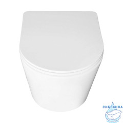Унитаз подвесной безободковый Azario Терамо AZ-0053 SP (с сиденьем Soft Close (микролифт) )