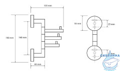 Крючок Bemeta Dark 104206070 