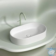  Раковина на столешницу 61 см Ceramicanova Element CN6048MW (белый матовый)