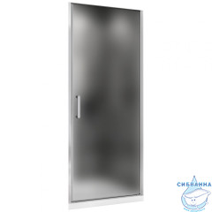 Дверь в нишу ABBER Sonnenstrand AG04100M 100x195 профиль хром, стекло матовое