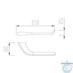 Держатель для туалетной бумаги ABBER Nord AA1531B 
