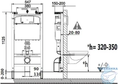 Инсталляция Roca Active с кнопкой смыва Roca Active B1 (хром глянцевый) в комплекте с унитазом Roca Dama Senso c сиденьем Soft close (микролифт)