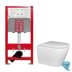 Инсталляци Calypso Beta с унитазом Calypso CS201UQ-OKS c сиденьем Soft close (микролифт) B201UQ-OKS-SET