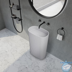 Раковина напольная 55 см ABBER Stein AS2502-H