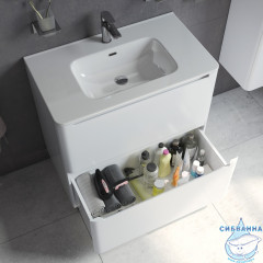 Тумба Iddis Edifice 80 белый глянец с раковиной 80 EDI80WFi95