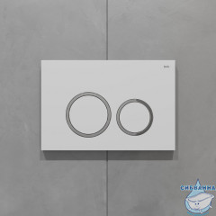 Кнопка смыва Iddis Unifix UNI03WCi77 белый матовый