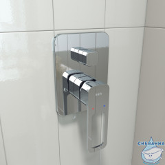 Встраиваемый смеситель для ванны Iddis Slide SLISB00i67 (хром)