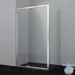 Душевое ограждение WasserKRAFT Aula 120x80 профиль хром, стекло прозрачное 11P06