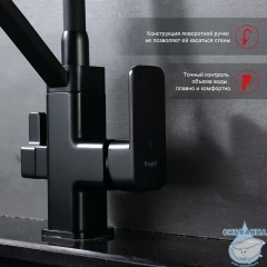 Смеситель для кухни Raglo R85.62.06 (черный)